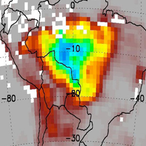 South American biomass burning