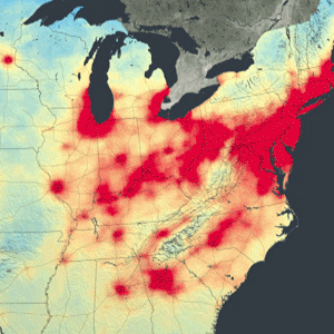 Images Highlight U.S. Air Quality Improvement