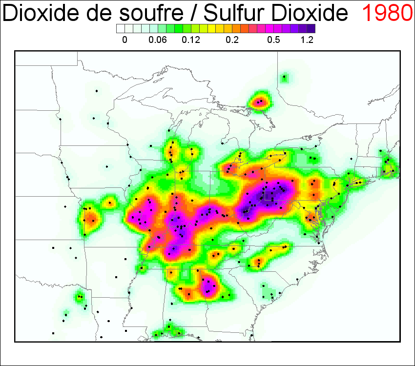  animated maps of Sulfur Dioxide Data