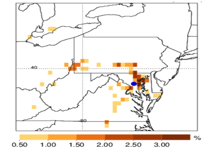  Emission reductions both within and outside of Maryland have helped to reduce sulfate deposition