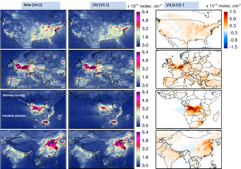 GES DISC Dataset: OMI/Aura Nitrogen Dioxide (NO2) Total and Tropospheric  Column 1-orbit L2 Swath 13x24 km V003 (OMNO2 003)