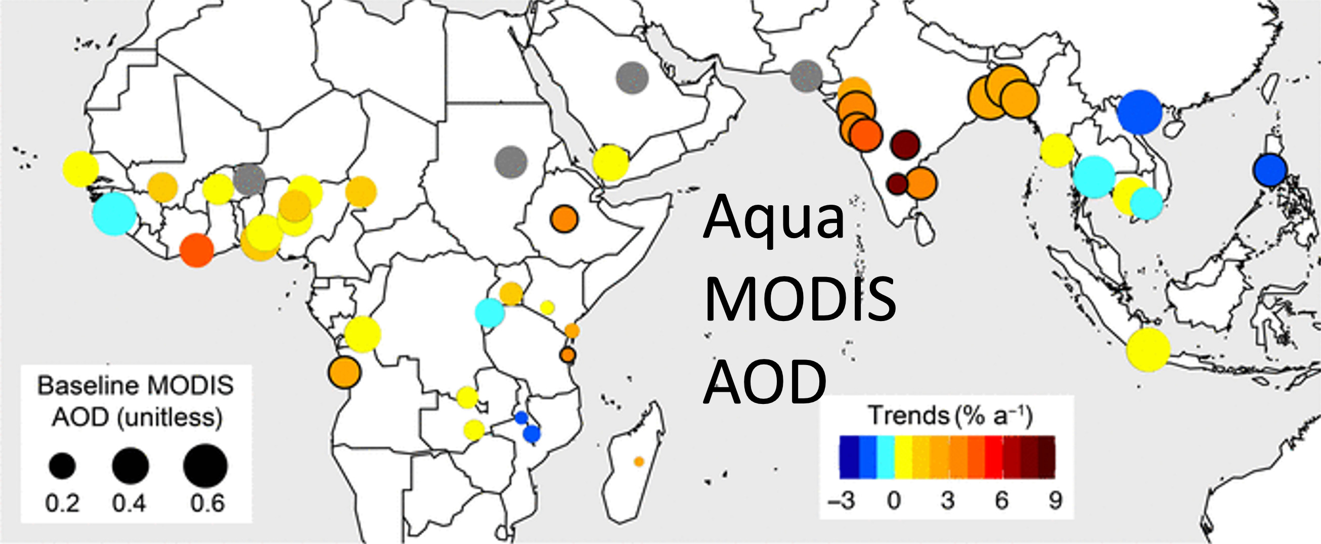 Aqua MODIS AOD 