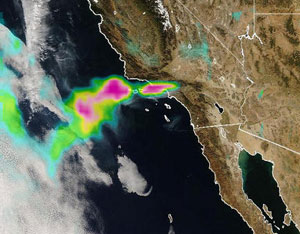 MODIS/OMI Fires in California