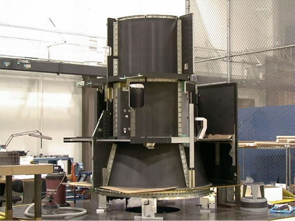 Image of Central Cylinder of EOS Aura Spacecraft